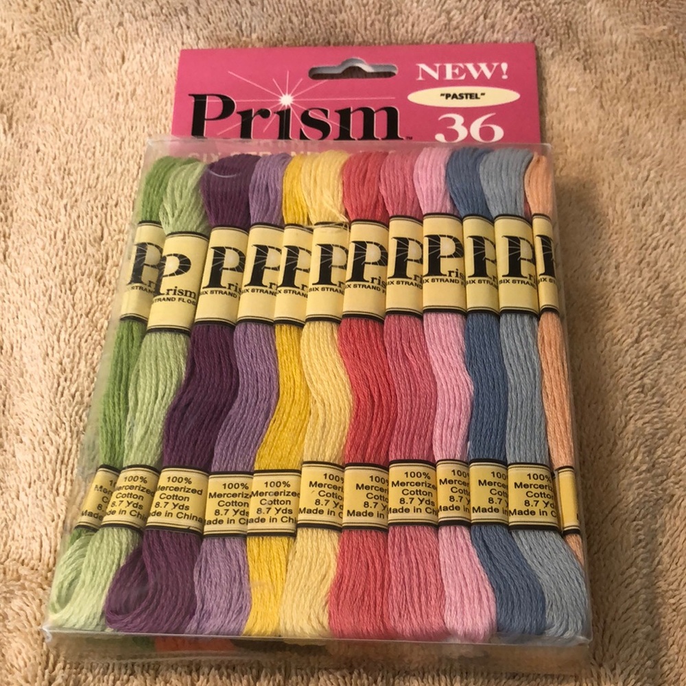 Prism Six Strand Pastel Floss Craft Threads Spring Colours